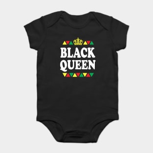 Black Queen, Black Women, Black Girl Magic Baby Bodysuit